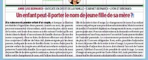 Article de Maître Anne-Lise BERNARDI dans Tribune de LYON du 30 mars 2017